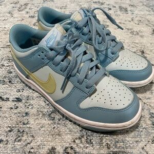 Nike dunk blue swoosh